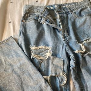 Ripped Mom Jean